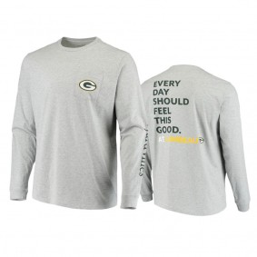 Green Bay Packers Gray Vineyard Vines Every Day Should Feel This Good T-Shirt