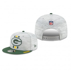 Green Bay Packers Gray Green 2021 NFL Training Camp 9FIFTY Snapback Hat