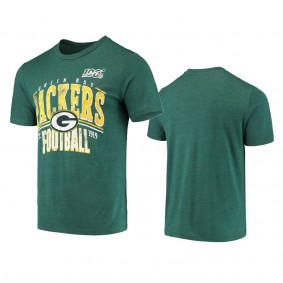 Green Bay Packers Green 100th Season Championship Tri-Blend T-Shirt
