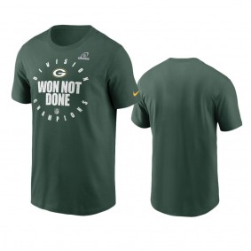 Men's Green Bay Packers Green 2020 NFC North Division Champions Trophy T-Shirt