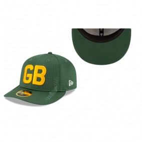 Green Bay Packers Green 2021 NFL Sideline Home Alt Low Profile 59FIFTY Hat