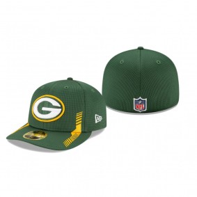 Green Bay Packers Green 2021 NFL Sideline Home Low Profile 59FIFTY Hat