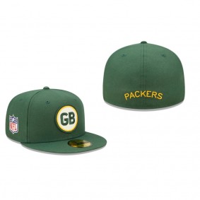 Green Bay Packers Green 2022 Sideline 59FIFTY Historic Fitted Hat