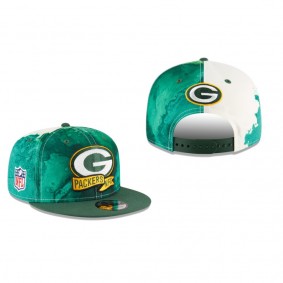 Green Bay Packers Green 2022 Sideline 9FIFTY Ink Dye Snapback Hat