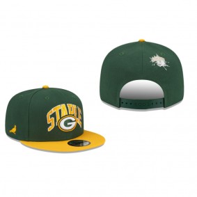 Green Bay Packers Green Gold Staple 9FIFTY Adjustable Hat