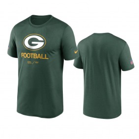 Green Bay Packers Green Infographic Performance T-Shirt