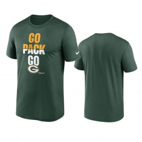 Green Bay Packers Green Legend Local Phrase Performance T-Shirt