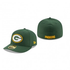Green Bay Packers Green Omaha Low Profile 59FIFTY Structured Hat