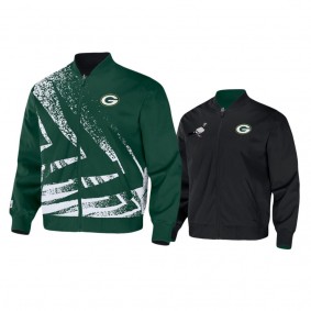 Green Bay Packers Hunter Green Staple Reversible Core Jacket