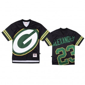 Green Bay Packers Jaire Alexander Mitchell & Ness Black Big Face Jersey - Men's