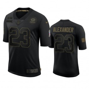Green Bay Packers Jaire Alexander Black 2020 Salute to Service Limited Jersey