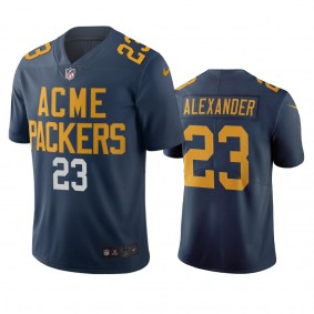 Green Bay Packers Jaire Alexander Navy City Edition Vapor Limited Jersey