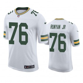 Green Bay Packers Jon Runyan Jr. White Vapor Untouchable Limited Jersey