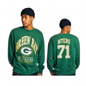 Men's Green Bay Packers Josh Myers Green Vintage Sweatshirt