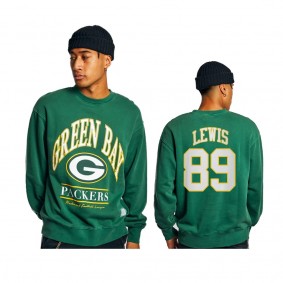 Men's Green Bay Packers Marcedes Lewis Green Vintage Sweatshirt