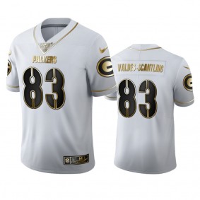 Marquez Valdes-Scantling Packers White 100th Season Golden Edition Jersey