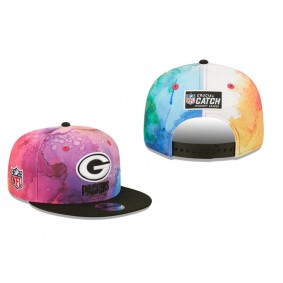 Green Bay Packers Pink Black 2022 NFL Crucial Catch 9FIFTY Snapback Hat