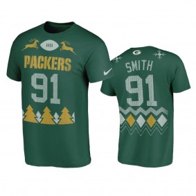 Green Bay Packers Preston Smith Green 2020 Christmas Ugly Holiday T-Shirt