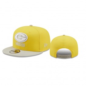 Green Bay Packers Yellow Gray Two-Tone Color Pack 9FIFTY Snapback Hat