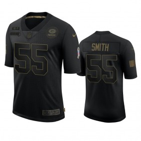 Green Bay Packers Za'Darius Smith Black 2020 Salute to Service Limited Jersey