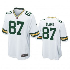Green Bay Packers Romeo Doubs White Game Jersey