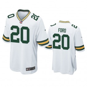 Green Bay Packers Rudy Ford White Game Jersey