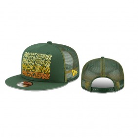 Green Bay Packers Green Team Repeated 9FIFTY Snapback Adjustable Hat