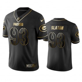 Packers Tedarrell Slaton Black Golden Edition Vapor Limited Jersey