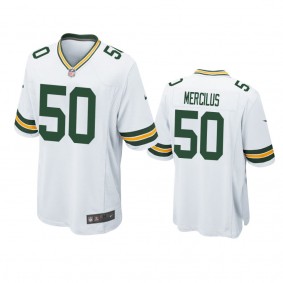 Green Bay Packers Whitney Mercilus White Game Jersey