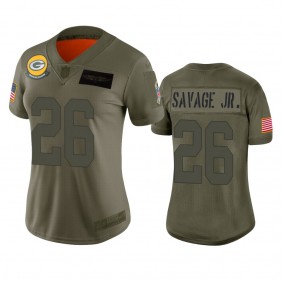 Women's Green Bay Packers Darnell Savage Jr. Camo 2019 Salute to Service Limited Jersey