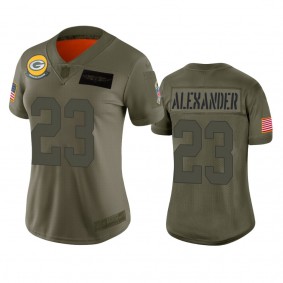 Women's Green Bay Packers Jaire Alexander Camo 2019 Salute to Service Limited Jersey