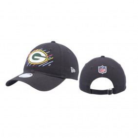 Women's Green Bay Packers Charcoal 2021 NFL Crucial Catch 9TWENTY Adjustable Hat