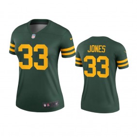 Green Bay Packers Aaron Jones Green Alternate Legend Jersey - Women's