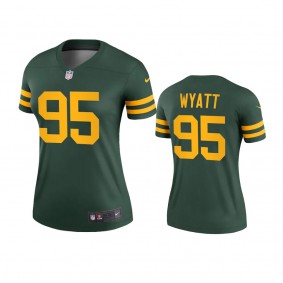 Green Bay Packers Devonte Wyatt Green Alternate Legend Jersey - Women's