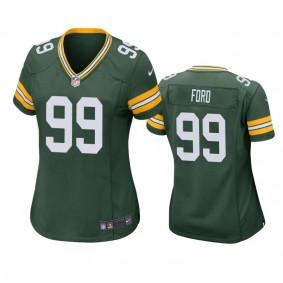 Women's Green Bay Packers Jonathan Ford Green Game Jersey