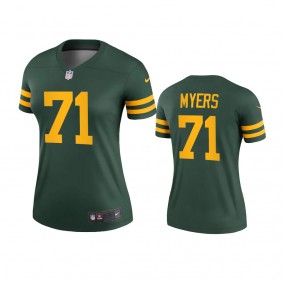 Green Bay Packers Josh Myers Green Alternate Legend Jersey - Women's