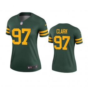 Green Bay Packers Kenny Clark Green Alternate Legend Jersey - Women's