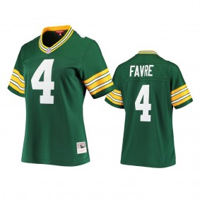 Women's Green Bay Packers Brett Favre Green Legacy Replica Jersey