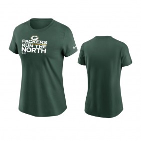 Women's Green Bay Packers Green 2021 NFC North Division Champions Trophy Collection T-Shirt