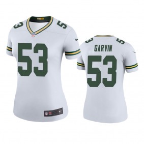Green Bay Packers Jonathan Garvin White Color Rush Legend Jersey - Women's