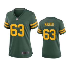 Women's Green Bay Packers Rasheed Walker Green Alternate Game Jersey