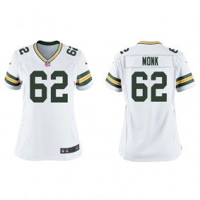 Women's Jacob Monk Green Bay Packers White Game Jersey