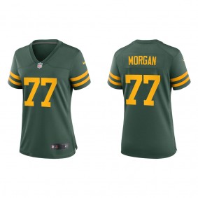 Women's Jordan Morgan Green Bay Packers Green Alternate Game Jersey
