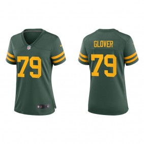 Women's Travis Glover Green Bay Packers Green Alternate Game Jersey
