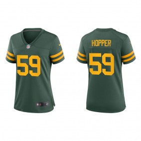 Women's Ty'Ron Hopper Green Bay Packers Green Alternate Game Jersey