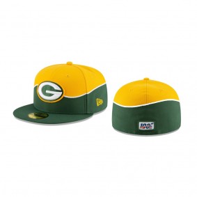 Green Bay Packers Gold 2019 NFL Draft On-Stage 59FIFTY Fitted Hat - Youth