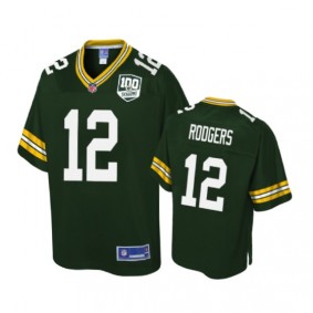 Green Bay Packers Aaron Rodgers Green Pro Line Jersey - Youth