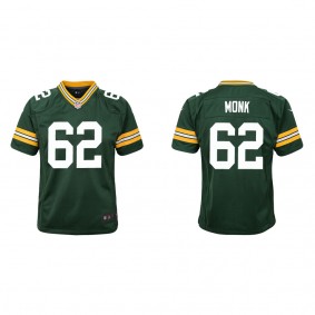 Youth Jacob Monk Green Bay Packers Green Game Jersey