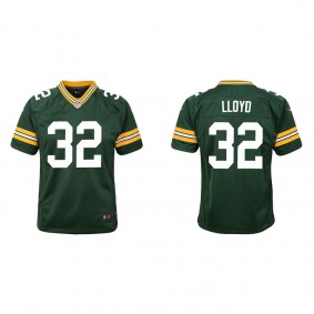 Youth MarShawn Lloyd Green Bay Packers Green Game Jersey