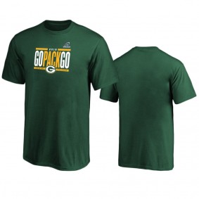 Youth Green Bay Packers Green 2019 NFL Playoffs Hometown Checkdown T-Shirt